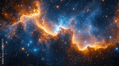 Explosion of stars lighting up the cosmos, with a starburst effect representing the power of space travel. 