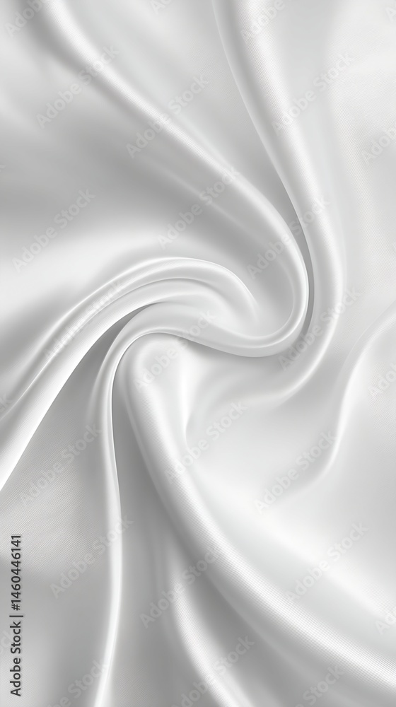 Naklejka premium White Fabric Draped Texture