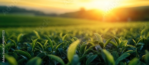 Tea Leaves at Sunrise