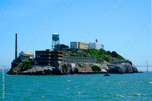 United States Penitentiary, Alcatraz Island also known simply as Alcatraz or The Rock, maximum security federal prison on Alcatraz Island, 1.25 miles off the coast of San Francisco. Created 05.06.25