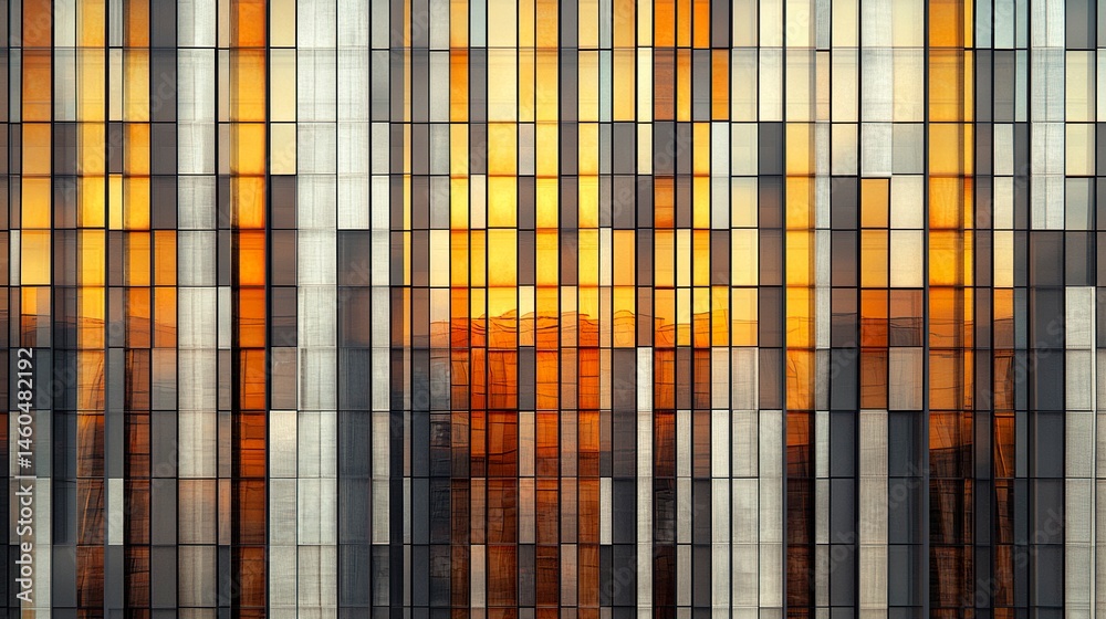 custom made wallpaper toronto digitalArchitectural abstract background of a skyscraper exterior, featuring reflective glass and sleek vertical elements for a contemporary aesthetic. 