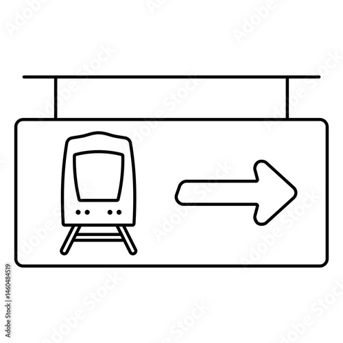 platform sign