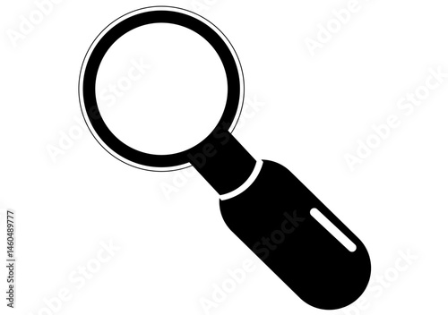 isolated magnifying glass icon vector illustration graphic design
