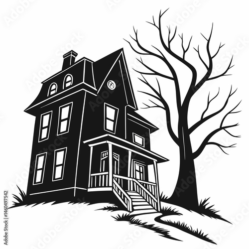 Happy Halloween icon vector illustration