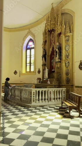 interior of church in Argentina