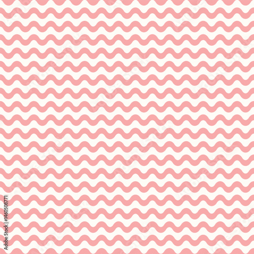 Geometric background. Waves seamless pattern. Abstract vector wallpaper with stripes. Fluid wavy lines allover print for fabric, textile, paper, stationery, packaging, wrapping, polygraph