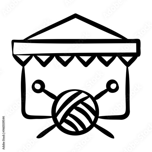 Traditional Craft Market Icon