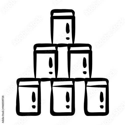 Colorful Tea Tins Icon