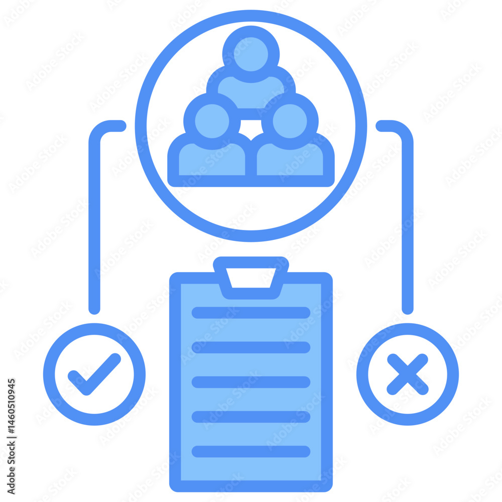 Obraz premium Evaluation Icon