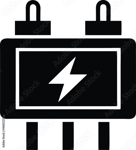 circuit breaker vector icon.