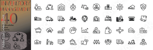 inventory management icon set cannot be edited already expanded and merged