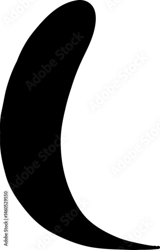 Decorative Twirl Stroke with Circular Flow
