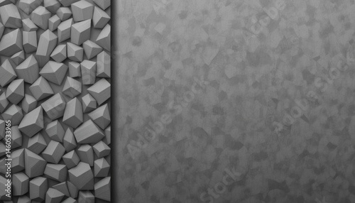 Geometric rock formation abstract design visual art textured environment close-up view modern aesthetics for creative projects