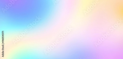 Dreamy pastel rainbow gradient background, soft and ethereal, light, vibrant