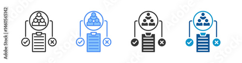Evaluation Multistyle Icon Sheet