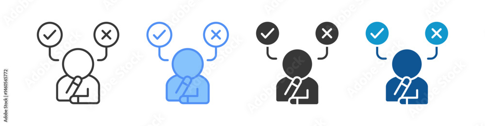 Decision Framework Multistyle Icon Sheet Decision Framework Multistyle Icon Sheet
