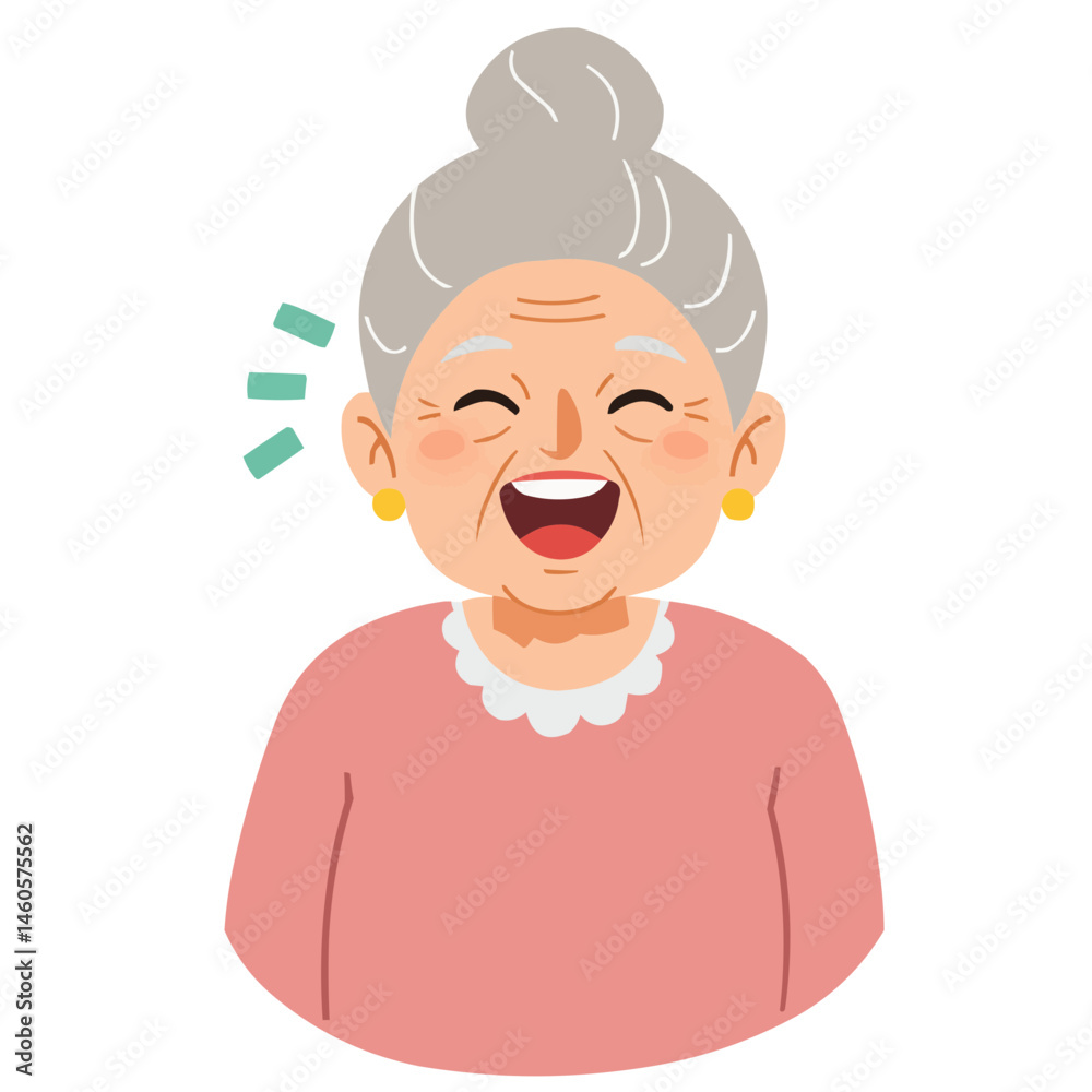 Elderly woman laughing out loud - silver-haired woman bursting with genuine laughter, her eye wrinkles and beaming smile radiating pure joy and zest for life. Elderly woman laughing out loud - silver-haired woman bursting with genuine laughter, her eye wrinkles and beaming smile radiating pure joy and zest for life.