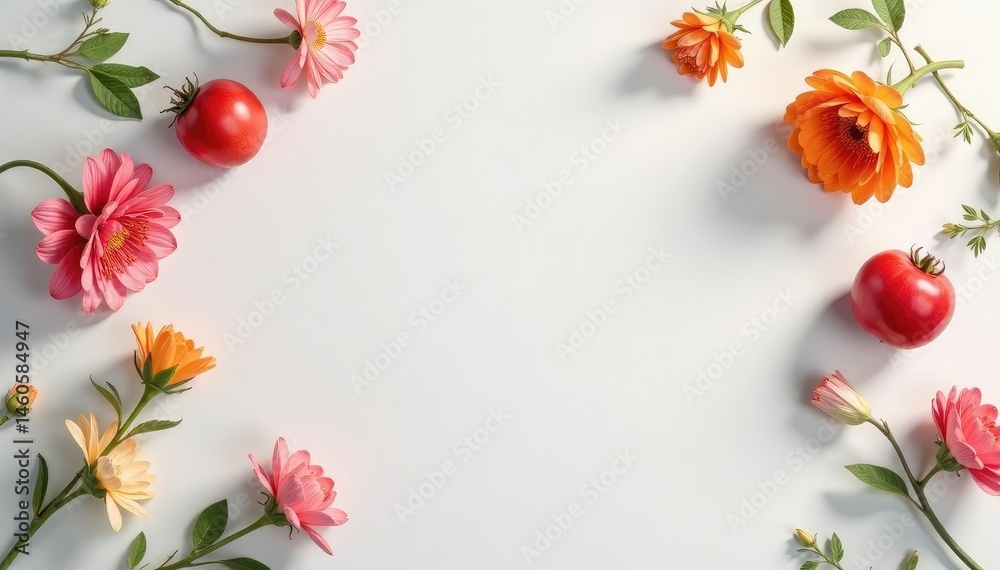 Fototapeta premium Soft white backdrop, ideal for showcasing products, clarity, pure
