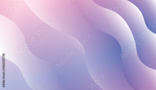 Modern Waves. Futuristic Technology Style Background. Design For Your Header Page, Ad, Poster, Banner. Vector Illustration with Color Gradient.