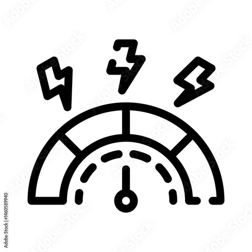 stress test line icon