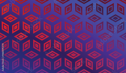 Blurred Background. Futuristic Template. Original Interior Background In Triangles Style. Curved Line. Vector Illustration. For Modern Interior Design, Fashion Print