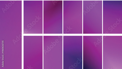 Set of modern abstract backgrounds, various color gradients, original color set