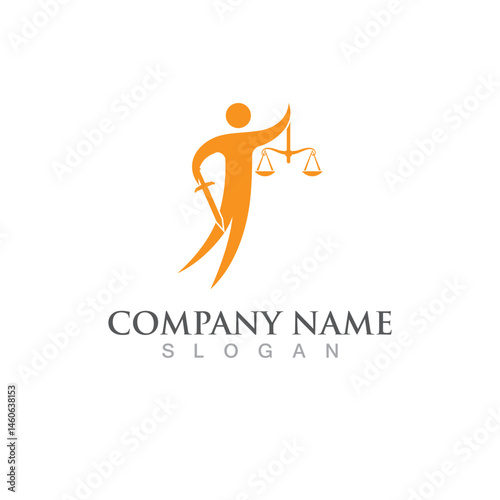 justice law Logo Template