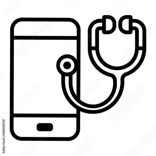 cell diagnosis Line Icon