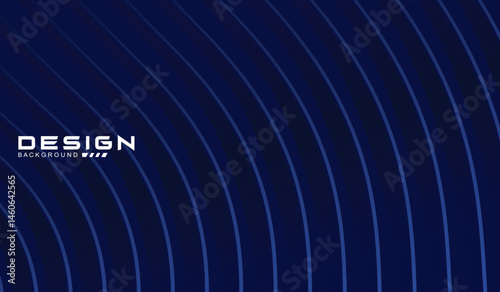 Premium background design with diagonal dark blue stripes pattern. Vector horizontal template for digital lux business banner, contemporary formal invitation, luxury voucher, prestigious gift certific