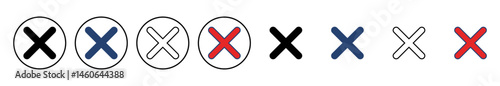Close vector icon. Delete icon vector. cross sign