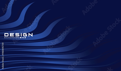Premium background design with diagonal dark blue stripes pattern. Vector horizontal template for digital lux business banner, contemporary formal invitation, luxury voucher, prestigious gift certific