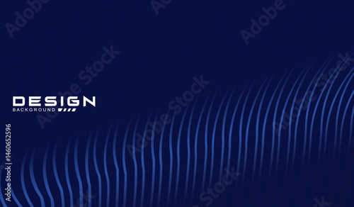 Premium background design with diagonal dark blue stripes pattern. Vector horizontal template for digital lux business banner, contemporary formal invitation, luxury voucher, prestigious gift certific