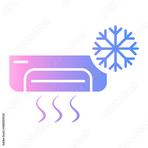 snow flake Gradient icon