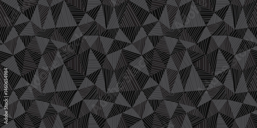 Geometric illustration background. Seamless pattern.Vector. 幾何学イラストパターン　背景素材