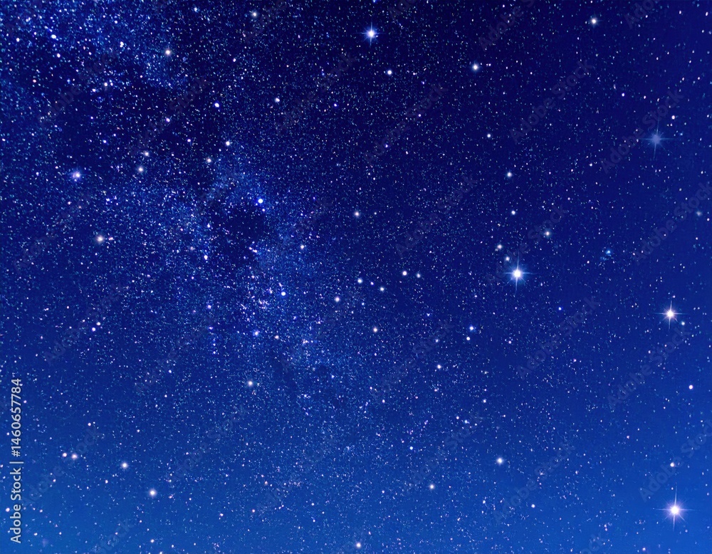 Fototapeta premium Starry Night Sky With Milky Way