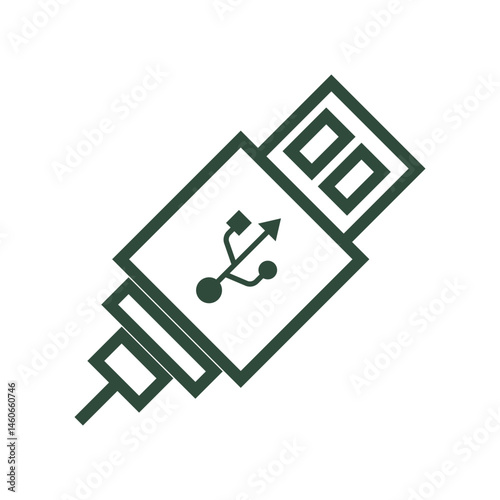 Usb stick icon design