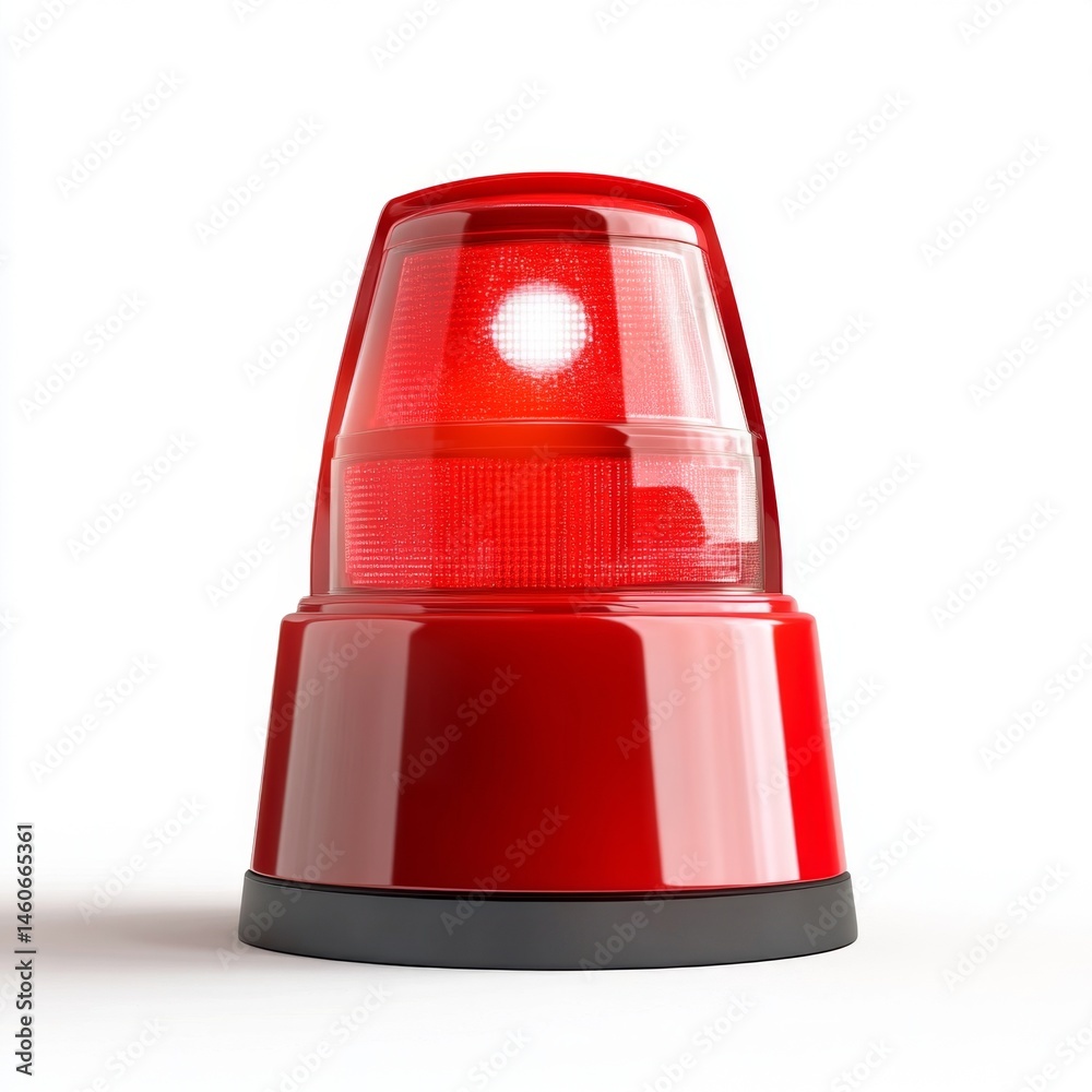 Red emergency warning light (1) Red emergency warning light (1)