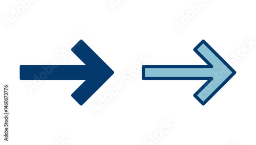 Arrow icon vector isolated on white background. Arrow symbol. Arrow vector icon