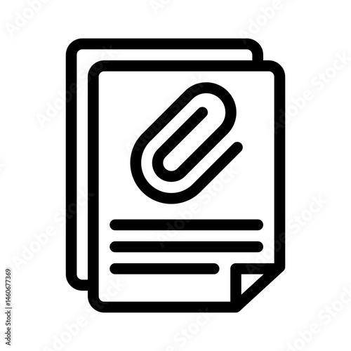 attachment line icon