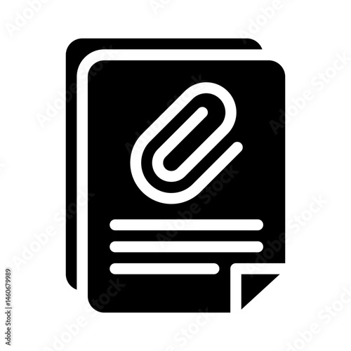 attachment glyph icon
