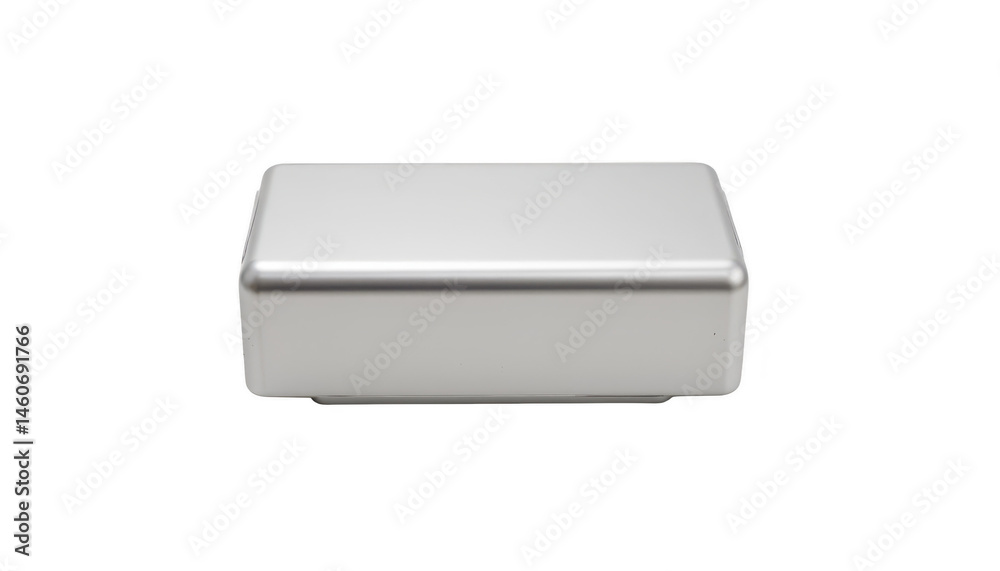 Striking contrast, a bright white box against deep black background in minimalist design Striking contrast, a bright white box against deep black background in minimalist design