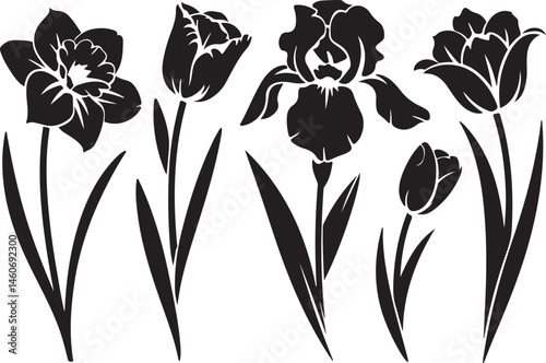 Blooming Spring Floral Silhouette

Wildflower Field in Spring Vector

Elegant Spring Bouquet Design

Minimalist Spring Flower Line Art

Cherry Blossom Breeze Silhouette