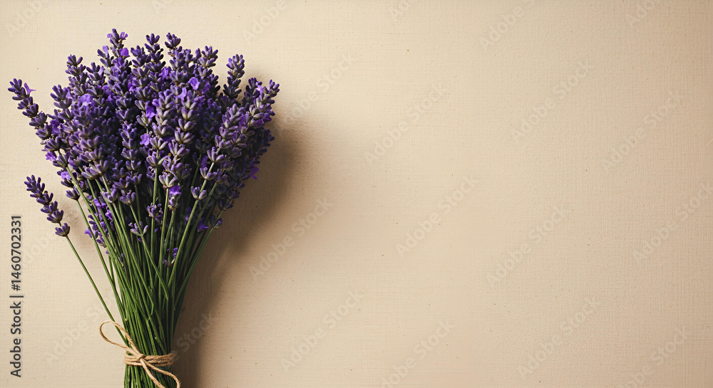 Fototapeta premium Bouquet of flowers on a vintage background with copy space