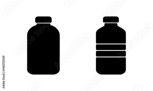 Bottle icon logo design. bottle sign and symbol