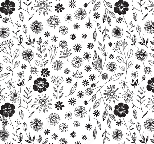 Blooming Spring Flowers Silhouette Scene

Wildflowers in the Breeze Vector Design

Elegant Floral Spring Arrangement Silhouette

Spring Garden Blossom Silhouette Art

Dainty Spring Flowers Outline Vec