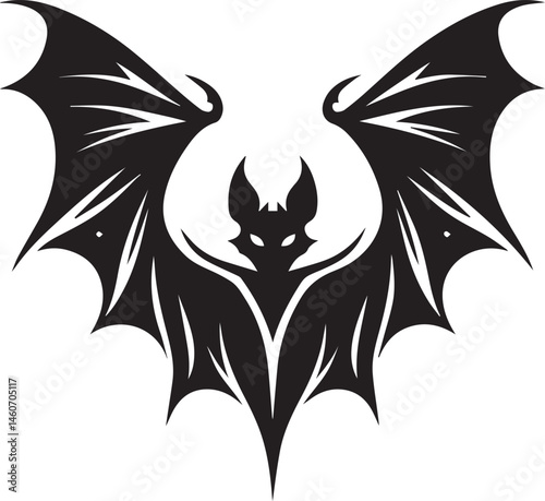 halloween bat vector illustration, halloween decorative elements