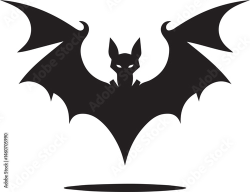 halloween bat vector illustration, halloween decorative elements