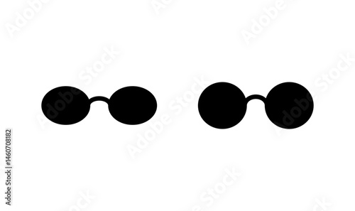 Glasses icon logo design. Glasses sign and symbol