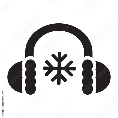 earmuff Solid icon