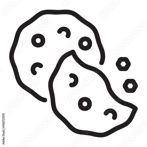 cookie Line Icon